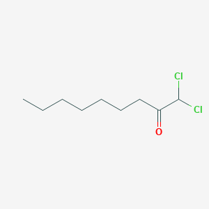 molecular formula C9H16Cl2O B14421883 1,1-Dichlorononan-2-one CAS No. 82772-56-3