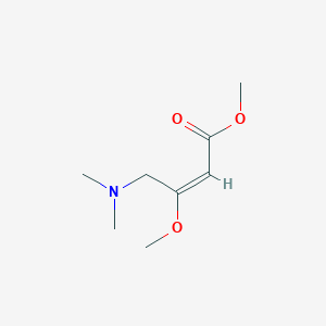 molecular formula C8H15NO3 B14422017 methyl (E)-4-(dimethylamino)-3-methoxybut-2-enoate CAS No. 86242-41-3