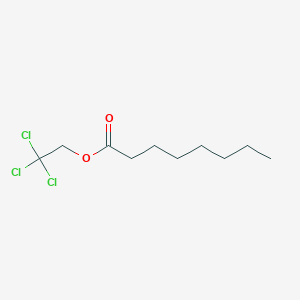molecular formula C10H17Cl3O2 B14422043 2,2,2-Trichloroethyl octanoate CAS No. 84443-53-8
