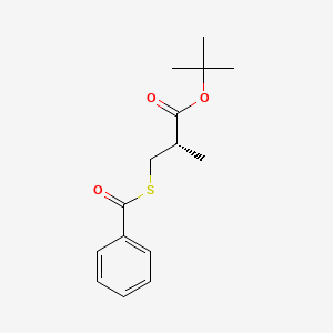 molecular formula C15H20O3S B14422068 tert-Butyl (2S)-3-(benzoylsulfanyl)-2-methylpropanoate CAS No. 81000-54-6