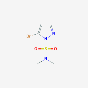 molecular formula C5H8BrN3O2S B1442208 5-溴-N,N-二甲基吡唑-1-磺酰胺 CAS No. 934405-34-2
