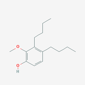 molecular formula C15H24O2 B14422110 3,4-Dibutyl-2-methoxyphenol CAS No. 82321-68-4