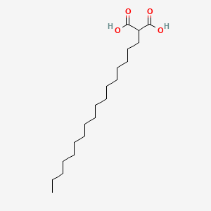 molecular formula C20H38O4 B14422159 Heptadecylpropanedioic acid CAS No. 84297-23-4