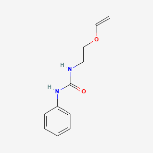 molecular formula C11H14N2O2 B14422198 Urea, N-[2-(ethenyloxy)ethyl]-N'-phenyl- CAS No. 79967-93-4
