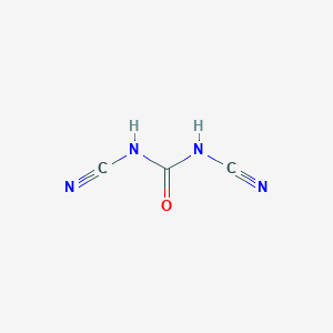 molecular formula C3H2N4O B14422218 N,N'-Dicyanourea CAS No. 82490-04-8