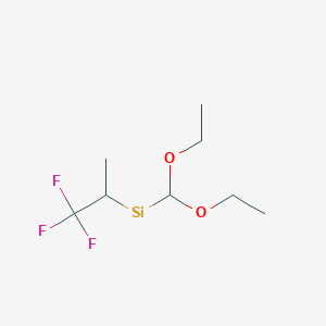 molecular formula C8H15F3O2Si B14422291 CID 24957595 