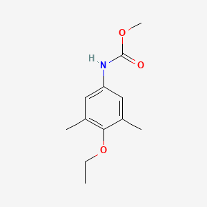 molecular formula C12H17NO3 B14422374 Methyl (4-ethoxy-3,5-dimethylphenyl)carbamate CAS No. 84971-06-2