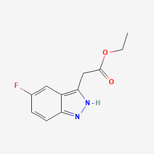 ethyl 2-(5-fluoro-1H-indazol-3-yl)acetate