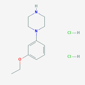 molecular formula C12H20Cl2N2O B1442245 1-(3-Ethoxy-phenyl)-piperazine dihydrochloride CAS No. 286464-56-0