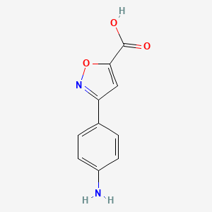 3-(4-Aminophenyl)-1,2-oxazole-5-carboxylic acid