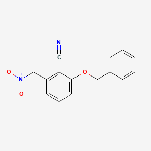 2-Benzyloxy-6-nitromethylcyanobenzene