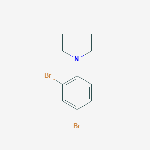 molecular formula C10H13Br2N B14422571 2,4-Dibromo-N,N-diethylaniline CAS No. 81090-52-0