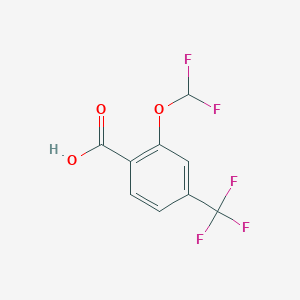 2-(Difluoromethoxy)-4-(trifluoromethyl)benzoic acid