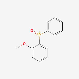 molecular formula C13H12O2P+ B14422677 (2-Methoxyphenyl)(phenyl)phosphine oxide CAS No. 85599-06-0