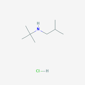 molecular formula C8H20ClN B1442278 N-(Tert-butyl)-2-methyl-1-propanamine hydrochloride CAS No. 31820-18-5