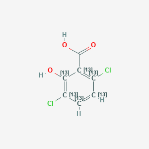 3,6-Dichloro-2-hydroxybenzoic acid-13C6