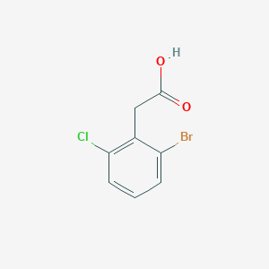 molecular formula C8H6BrClO2 B1442281 2-(2-Bromo-6-chlorophenyl)acetic acid CAS No. 37777-77-8