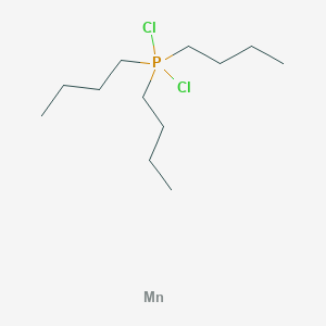 molecular formula C12H27Cl2MnP B14422848 Manganese;tributyl(dichloro)-lambda5-phosphane CAS No. 82307-31-1