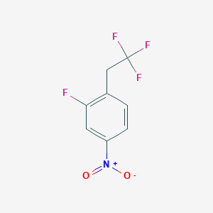 2-Fluoro-4-nitro-1-(2,2,2-trifluoroethyl)benzene