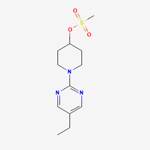 1-(5-Ethylpyrimidin-2-yl)piperidin-4-yl methanesulfonate