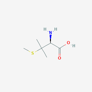 molecular formula C6H13NO2S B144229 S-Methyl-D-penicillamine CAS No. 29913-84-6