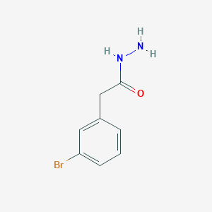 molecular formula C8H9BrN2O B1442297 2-(3-Bromophenyl)acetohydrazide CAS No. 863317-29-7