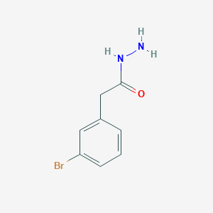 molecular formula C8H9BrN2O B1442297 (3-Bromophenyl)acetic acid hydrazide CAS No. 863317-29-7