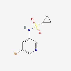 N-(5-bromopyridin-3-yl)cyclopropanesulfonamide