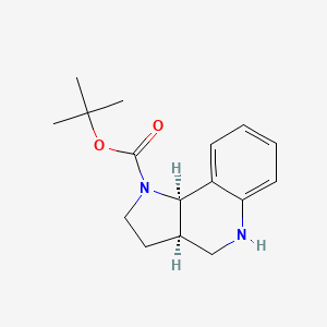 (3aR,9bR)-rel-1-Boc-2,3,3a,4,5,9b-hexahydro-1H-pyrrolo[3,2-c]quinoline