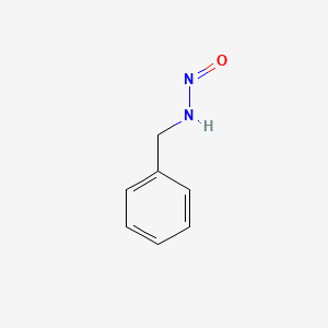 molecular formula C7H8N2O B14423037 Benzenemethanamine, N-nitroso- CAS No. 84375-85-9