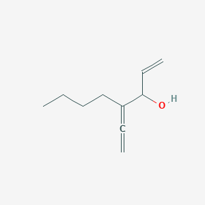 molecular formula C10H16O B14423043 4-Ethenylideneoct-1-EN-3-OL CAS No. 82511-33-9