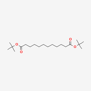 molecular formula C20H38O4 B14423054 Di-tert-butyl dodecanedioate CAS No. 81893-14-3