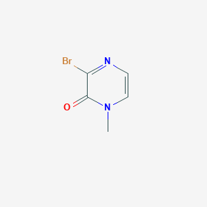 molecular formula C5H5BrN2O B1442310 3-bromo-1-methylpyrazin-2(1H)-one CAS No. 1187017-25-9