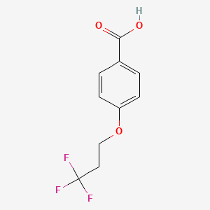 molecular formula C10H9F3O3 B1442311 4-(3,3,3-三氟丙氧基)苯甲酸 CAS No. 1190044-69-9