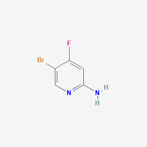 molecular formula C5H4BrFN2 B1442313 5-Bromo-4-fluoropyridin-2-amine CAS No. 944401-69-8