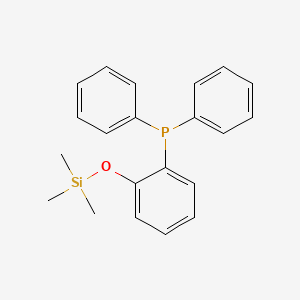 molecular formula C21H23OPSi B14423136 Diphenyl{2-[(trimethylsilyl)oxy]phenyl}phosphane CAS No. 81323-70-8