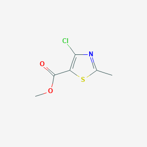 molecular formula C6H6ClNO2S B1442314 Methyl 4-chloro-2-methyl-1,3-thiazole-5-carboxylate CAS No. 1528230-81-0