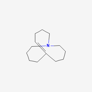 molecular formula C13H23N B14423204 1-Azabicyclo[4.4.4]tetradec-5-ene CAS No. 84509-55-7