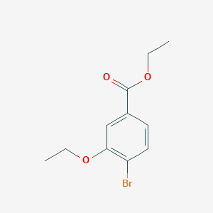 molecular formula C11H13BrO3 B1442323 Ethyl 4-bromo-3-ethoxybenzoate CAS No. 220380-11-0