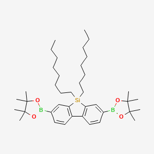 5,5-Dioctyl-3,7-bis(4,4,5,5-tetramethyl-1,3,2-dioxaborolan-2-yl)-5H-dibenzo[b,d]silole