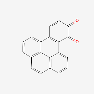 molecular formula C20H10O2 B14423256 Benzo(e)pyrene-9,10-dione CAS No. 82120-24-9