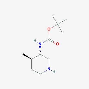 trans-tert-Butyl (4-methylpiperidin-3-yl)carbamate