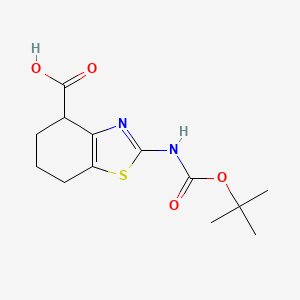 2-((tert-Butoxycarbonyl)amino)-4,5,6,7-tetrahydrobenzo[d]thiazole-4-carboxylic acid