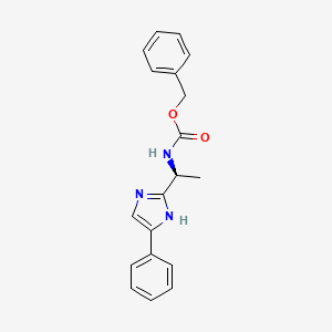 (S)-benzyl 1-(4-phenyl-1H-imidazol-2-yl)ethylcarbamate