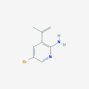 5-Bromo-3-(prop-1-en-2-yl)pyridin-2-amine