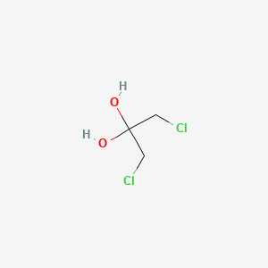 molecular formula C3H6Cl2O2 B14423357 2,2-Propanediol, 1,3-dichloro- CAS No. 82598-72-9