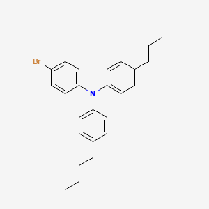 4-Bromo-N,N-bis(4-butylphenyl)aniline