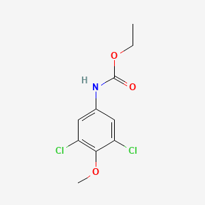 molecular formula C10H11Cl2NO3 B14423488 Ethyl (3,5-dichloro-4-methoxyphenyl)carbamate CAS No. 84970-51-4