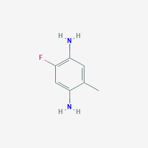 molecular formula C7H9FN2 B1442350 2-Fluoro-5-methylbenzene-1,4-diamine CAS No. 1141669-41-1
