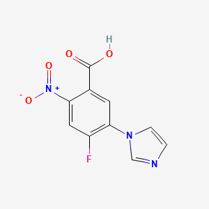4-Fluoro-5-(1-imidazolyl)-2-nitrobenzoic Acid
